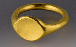 24ct Gold Signet Ring